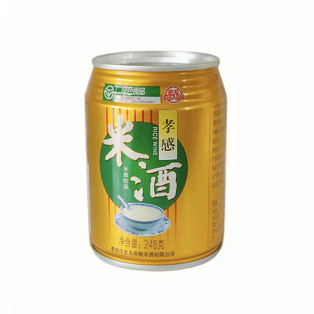 宏龙248克听装米酒原味