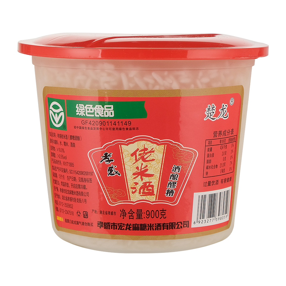 楚龙900克桶装米酒