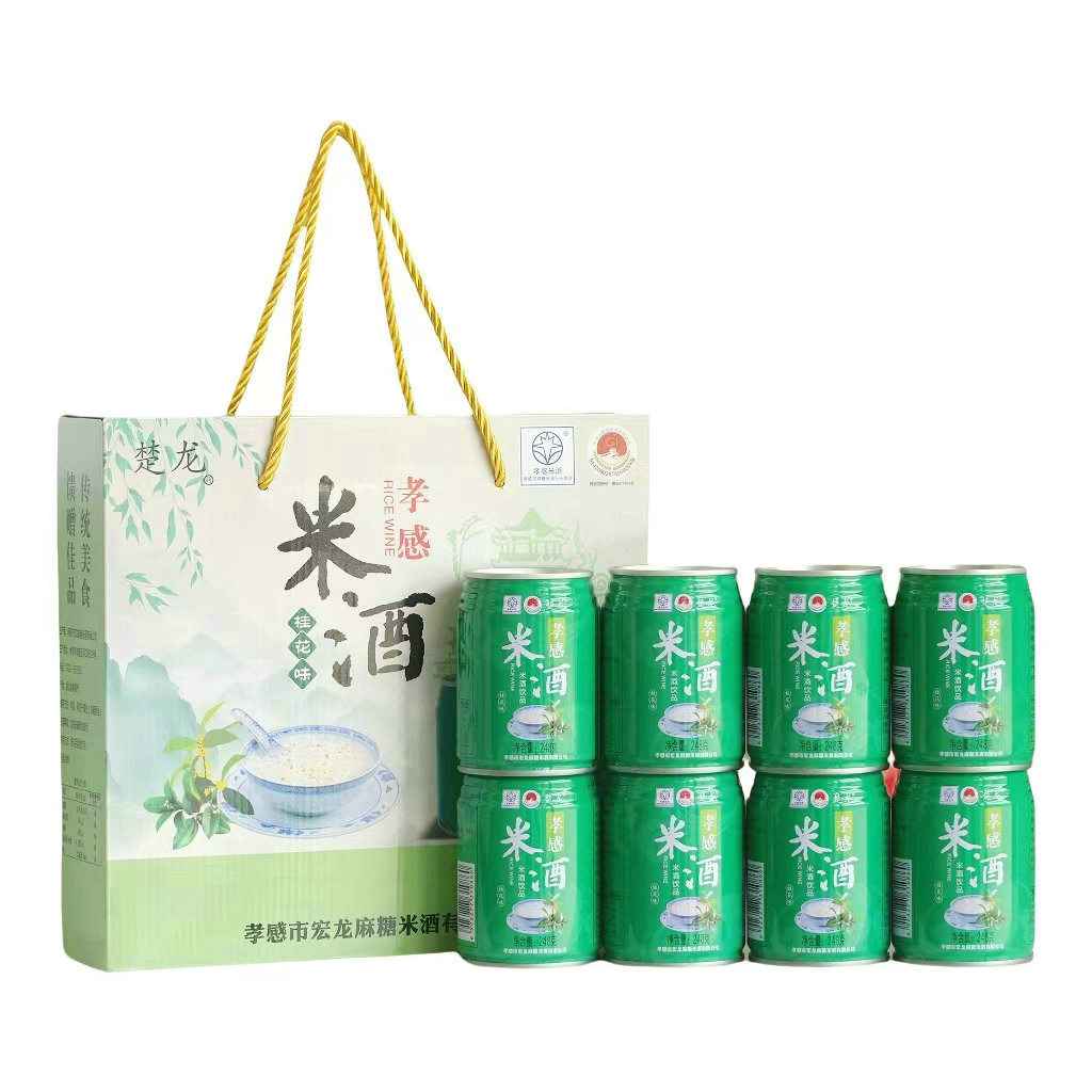 楚龙罐装米酒饮品礼盒